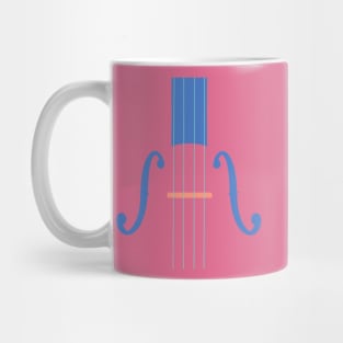 Strings in Candy Pink, Peach, Blue and Turquoise Mug